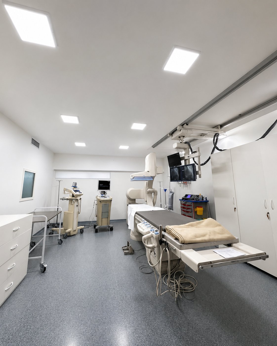 Sala de hemodinamia de alta complejidad del sanatorio Grupo Primordial con equipamiento de última generación